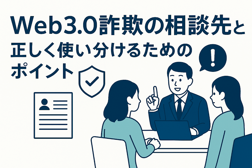 Web3.0詐欺の相談先と正しく使い分けるためのポイント