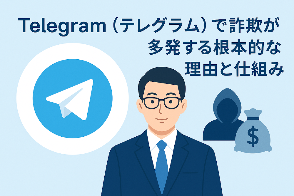Telegram（テレグラム ）で詐欺が多発する根本的な理由と仕組み