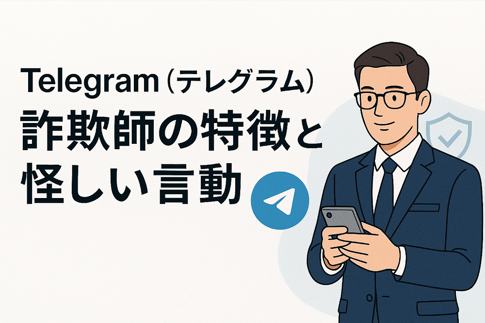 Telegram（テレグラム ）詐欺師の特徴と怪しい言動