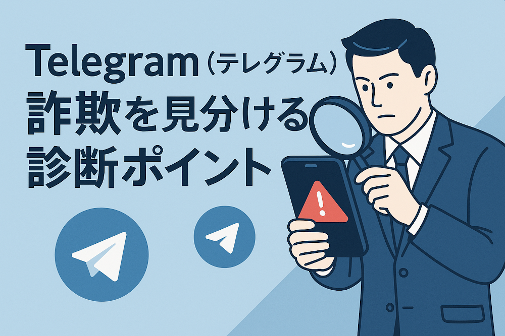 Telegram（テレグラム ）詐欺を見分ける診断ポイント