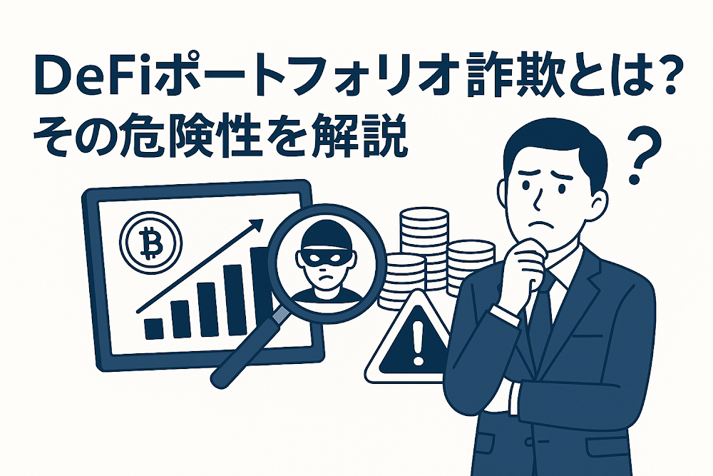 DeFiポートフォリオ詐欺とは？その危険性を解説