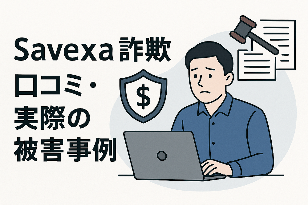Savexa詐欺の口コミ・実際の被害事例