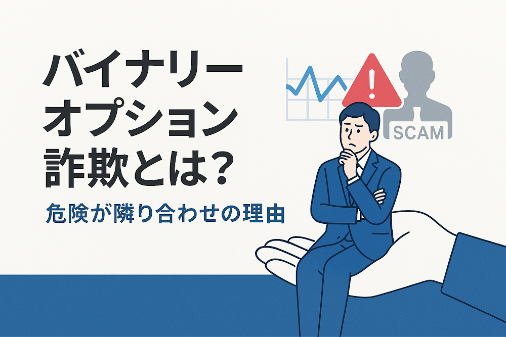バイナリーオプション詐欺とは？危険が隣り合わせの理由