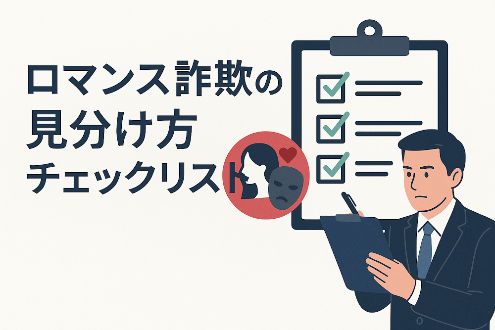 ロマンス詐欺の見分け方チェックリスト