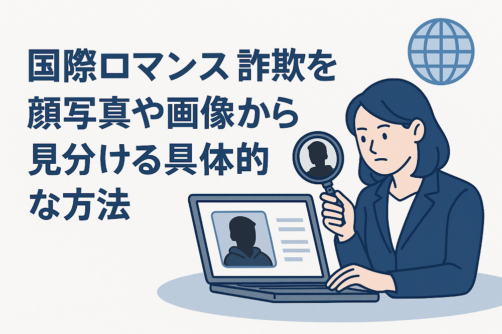 国際ロマンス詐欺を顔写真や画像から見分ける具体的な方法