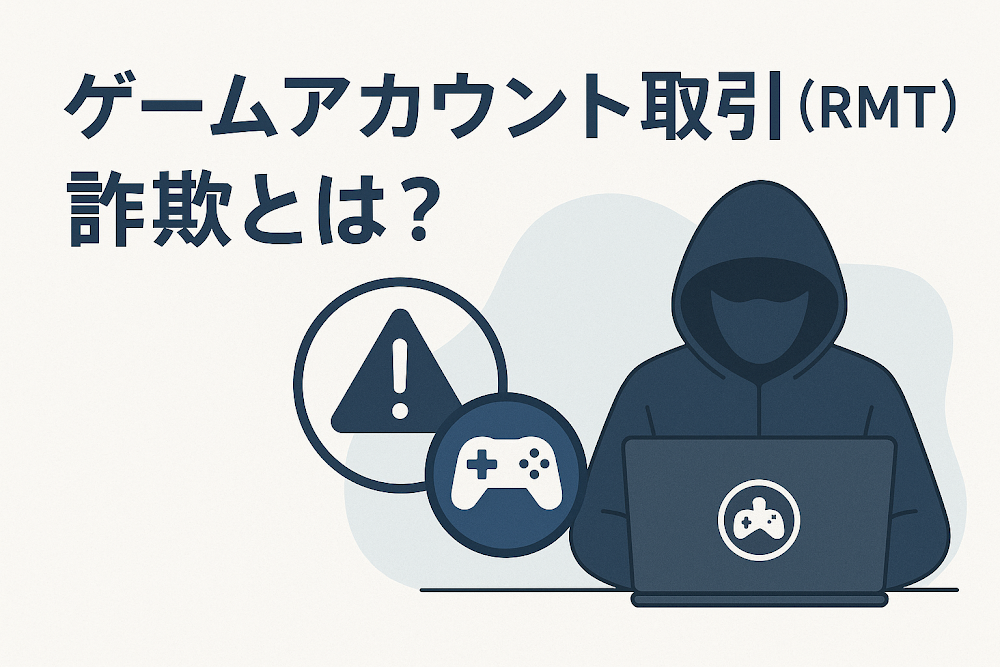 ゲームアカウント取引（RMT）詐欺とは？