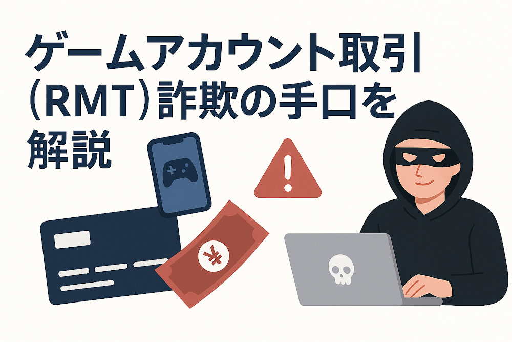 ゲームアカウント取引（RMT）詐欺の手口を解説
