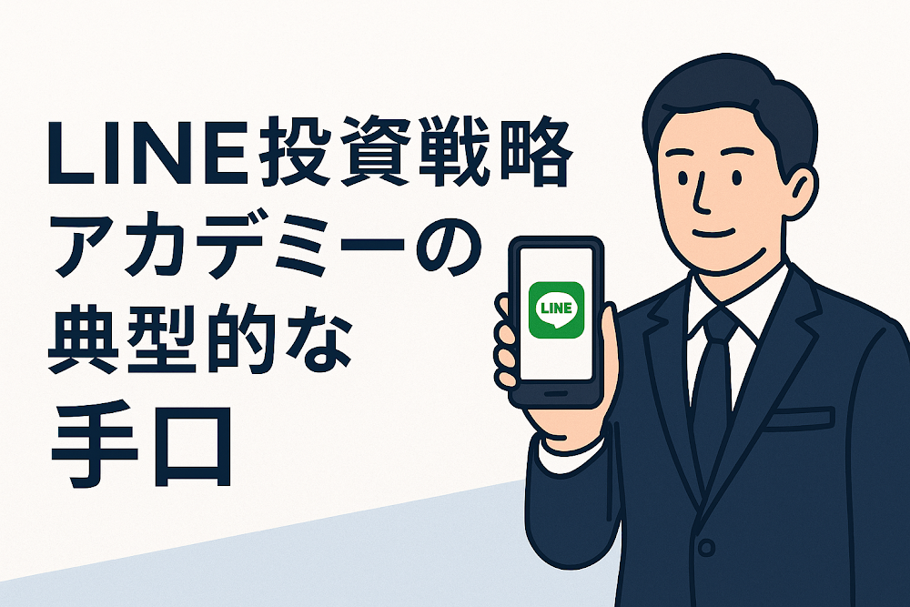 LINE投資戦略アカデミーの典型的な手口
