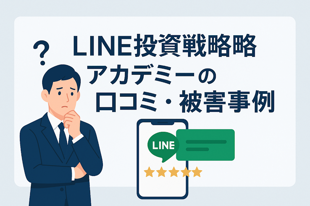 LINE投資戦略アカデミーの口コミ・被害事例