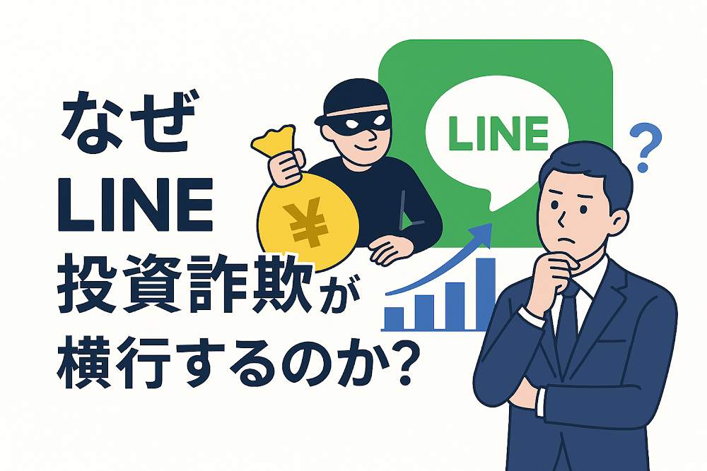 なぜLINE投資詐欺が横行するのか