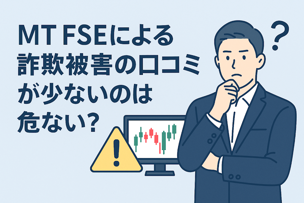 MT FSEMTによる詐欺被害の口コミが少ないのは危ない？