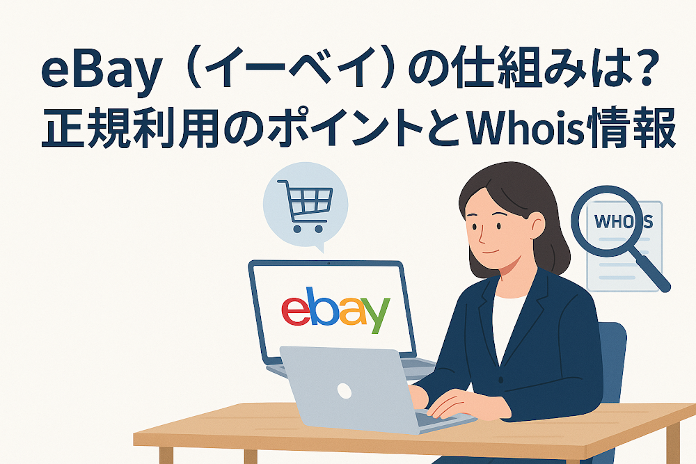 eBay(イーベイ)の仕組みは?正規利用のポイントとWhois情報