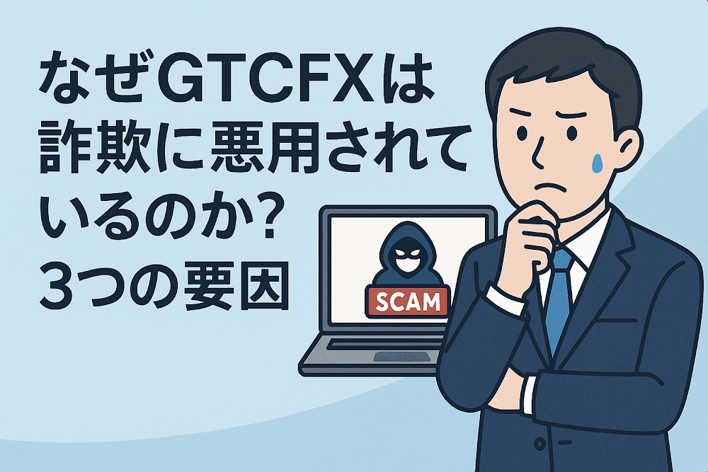 なぜGTCFXは詐欺に悪用されているのか？3つの要因