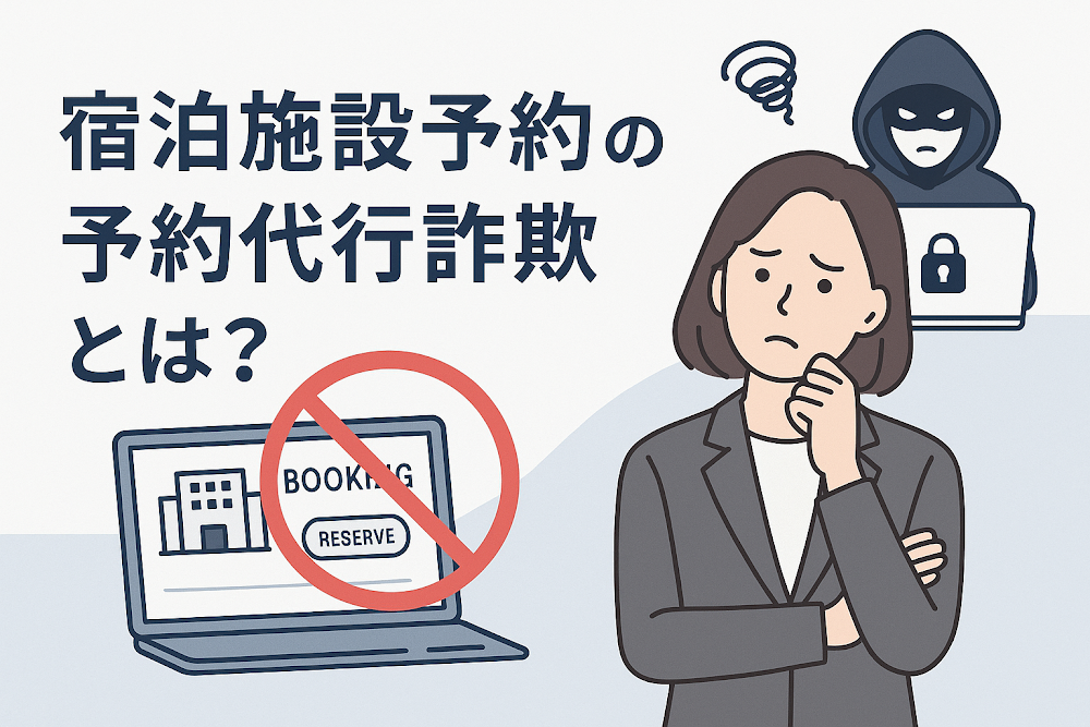 宿泊施設予約サイトの予約代行詐欺とは?