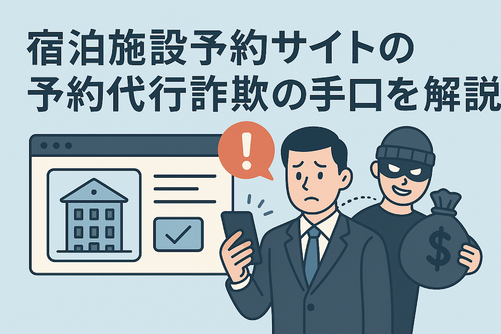 宿泊施設予約サイトの予約代行詐欺の手口を解説