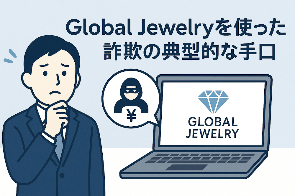 Global Jewelryを使った詐欺の典型的な手口