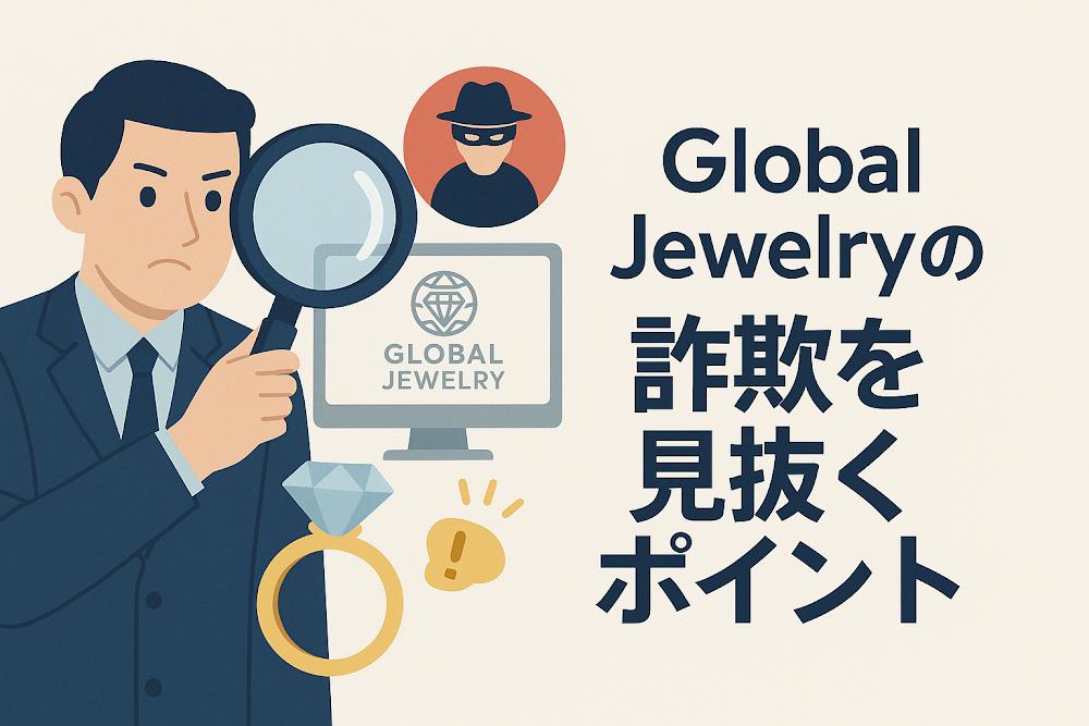 Global Jewelryの詐欺を見抜くポイント