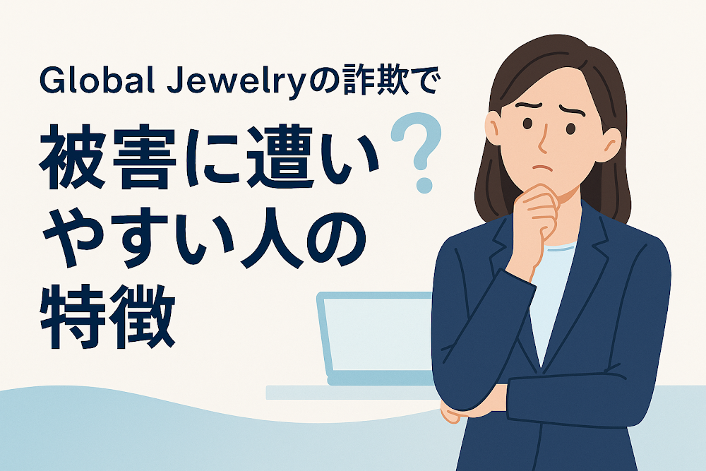 Global Jewelryの詐欺で被害に遭いやすい人の特徴