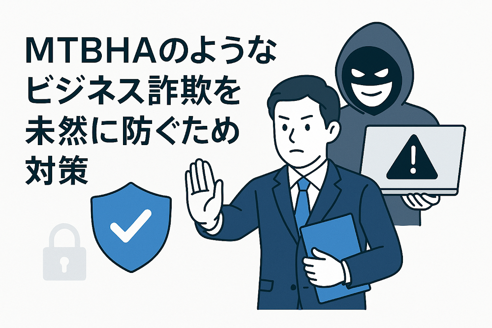 MTBHAのようなビジネス詐欺を未然に防ぐための対策