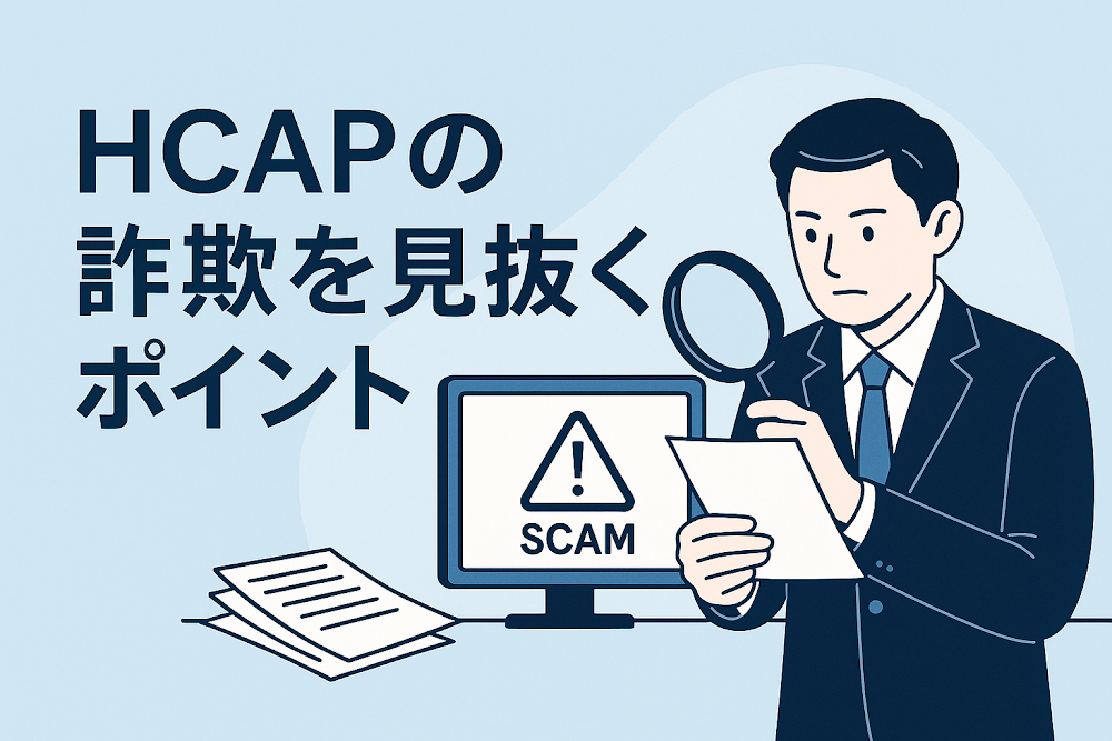 HCAPの詐欺を見抜くポイント