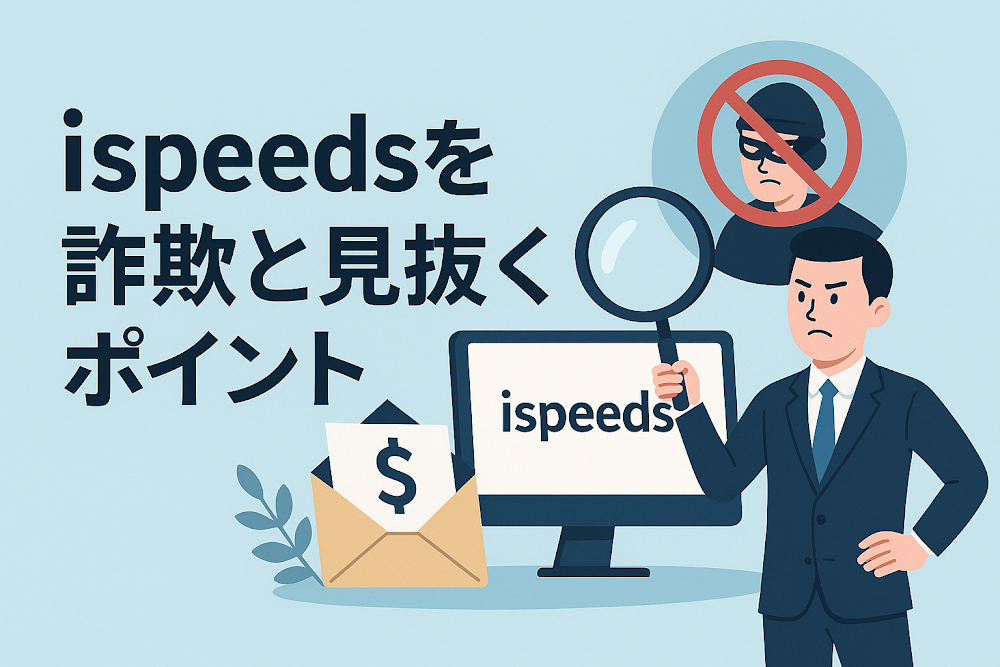 ispeedsを詐欺と見抜くポイント