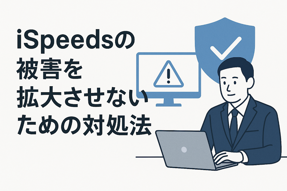 ispeedsの被害を拡大させないための対処法