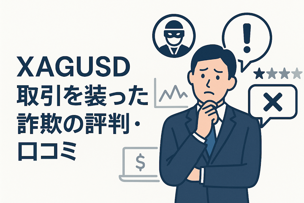 XAGUSD取引を装った詐欺の評判・口コミ