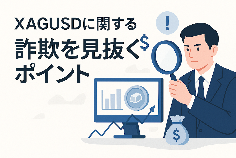 XAGUSDに関する詐欺を見抜くポイント