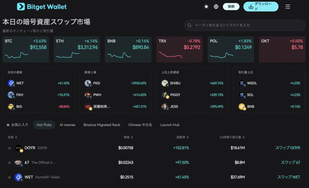 正規の「Bitget Wallet」
