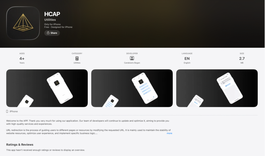 Applestoreの画面