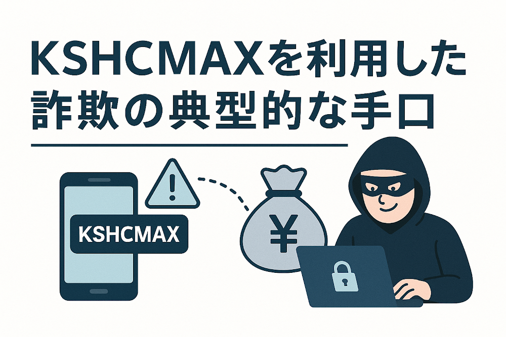 KSHCMAXを利用した詐欺の典型的な手口