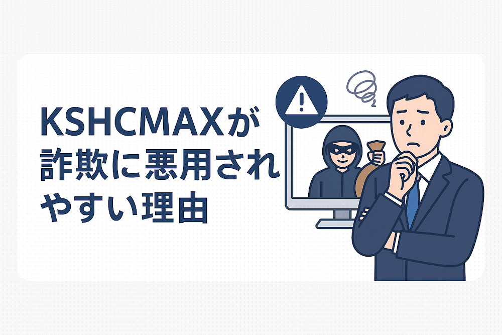 KSHCMAXが詐欺に悪用されやすい理由