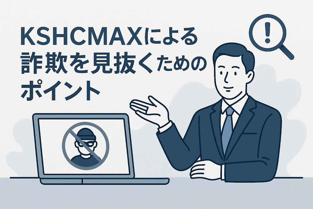 KSHCMAXによる詐欺を見抜くためのポイント