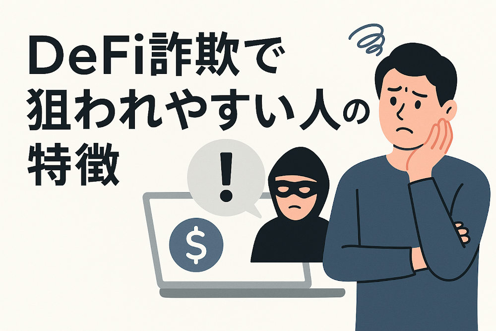 DeFi詐欺で狙われやすい人の特徴