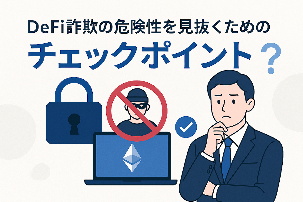 DeFi詐欺の危険性を見抜くためのチェックポイント