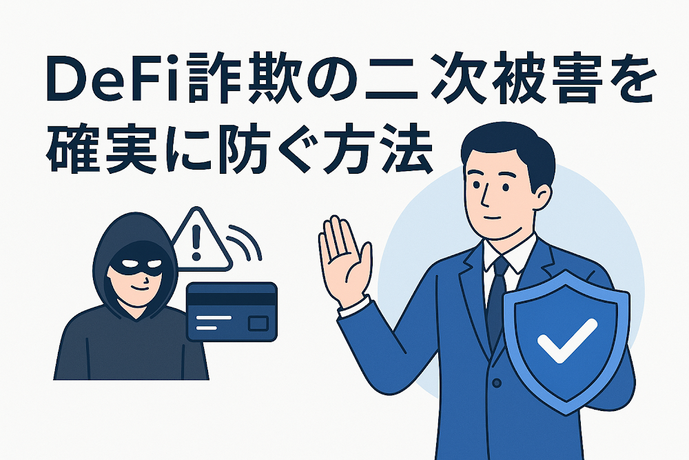 DeFi詐欺の二次被害を確実に防ぐ方法