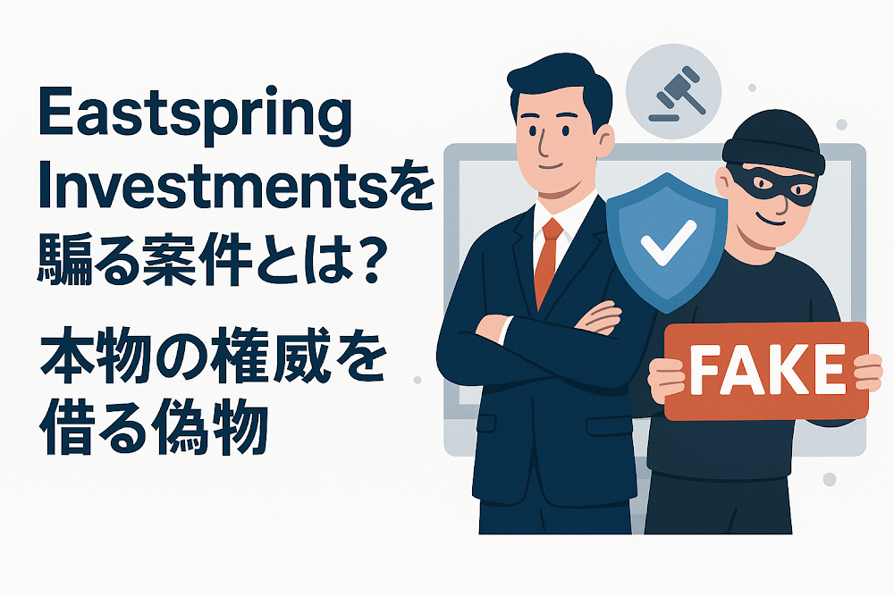 Eastspring Investmentsを騙る案件とは?本物の権威を借る偽物