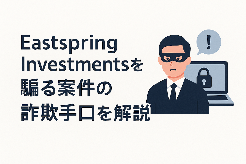 Eastspring Investmentsを騙る案件の詐欺手口を解説