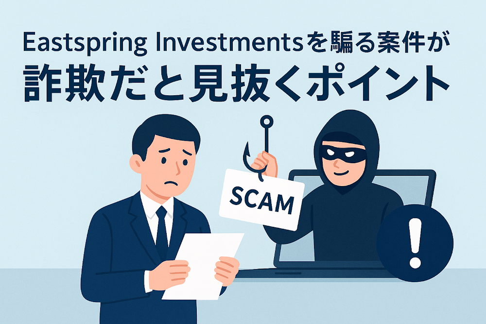 Eastspring Investmentsを騙る案件が詐欺だと見抜くポイント