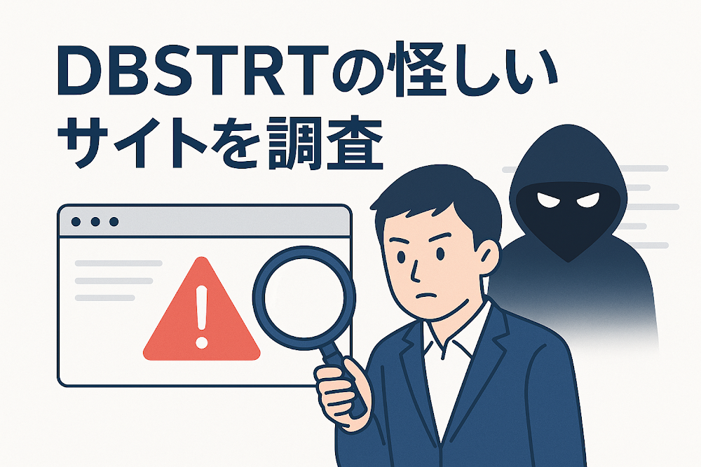 DBSTRTの怪しいサイトを調査
