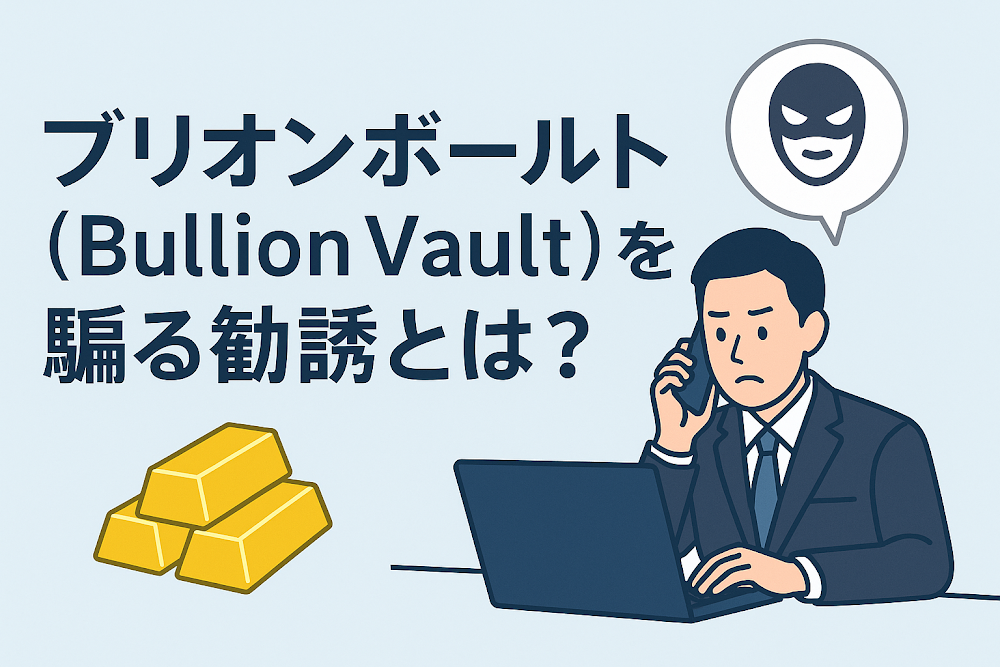 ブリオンボールト（Bullion Vault）を騙る勧誘とは？