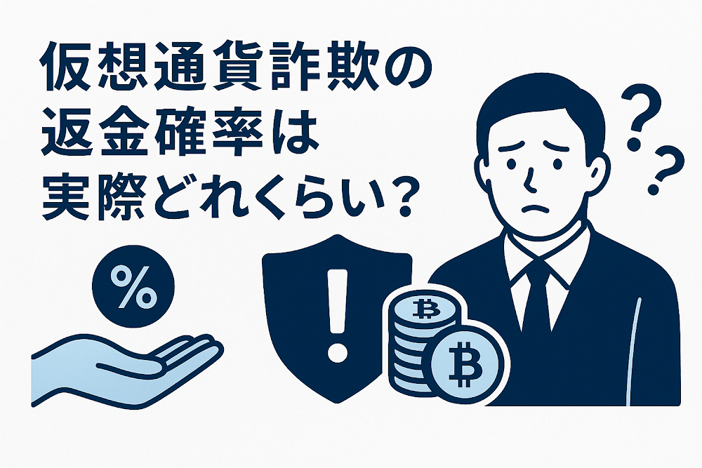 仮想通貨詐欺の返金確率は実際どれくらい？