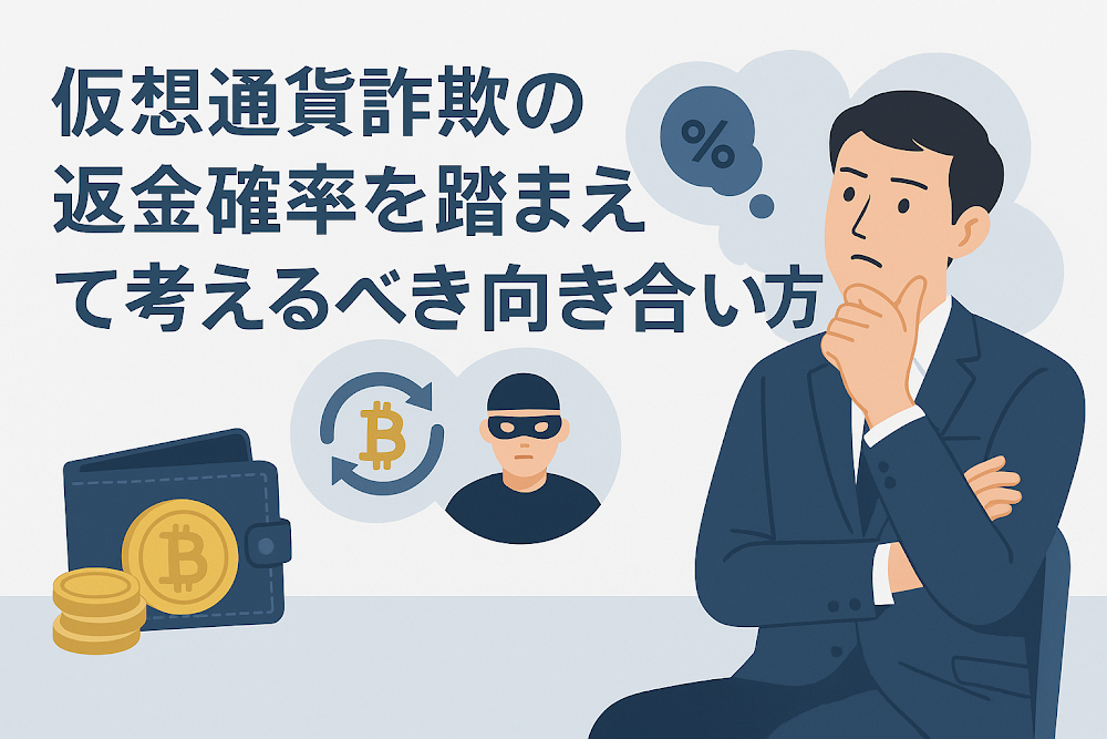 仮想通貨詐欺の返金確率を踏まえて考えるべき向き合い方