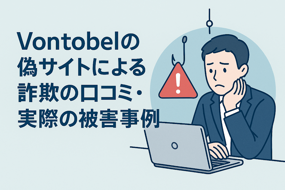 Vontobelの偽サイトによる詐欺の口コミ・実際の被害事例
