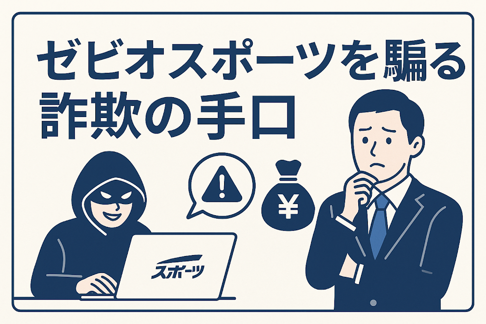 ゼビオスポーツを騙る詐欺の手口