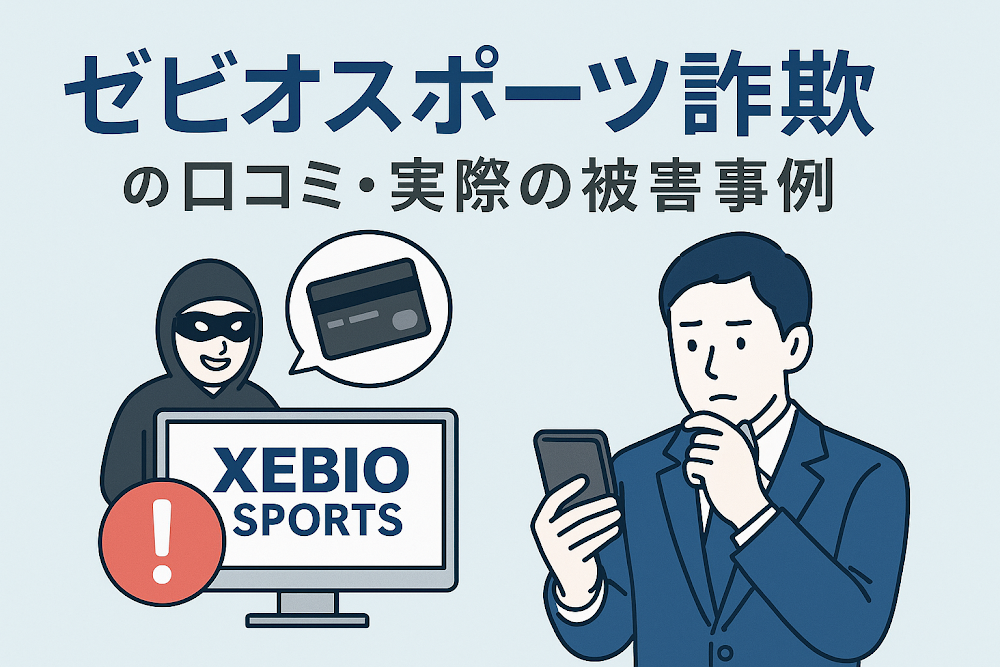 ゼビオスポーツ詐欺の口コミ・実際の被害事例