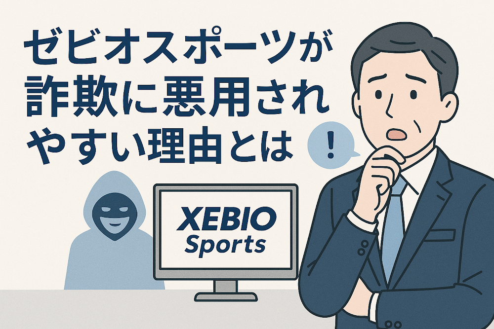 ゼビオスポーツが詐欺に悪用されやすい理由とは