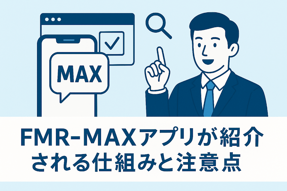 FMR-MAXアプリが紹介される仕組みと注意点