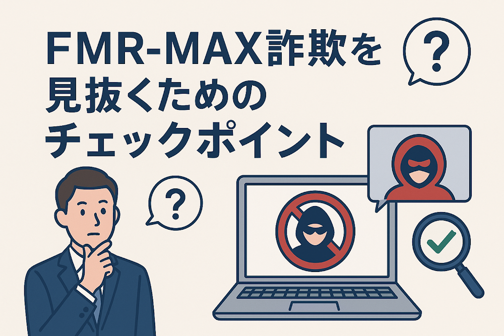 FMR-MAX詐欺を見抜くためのチェックポイント