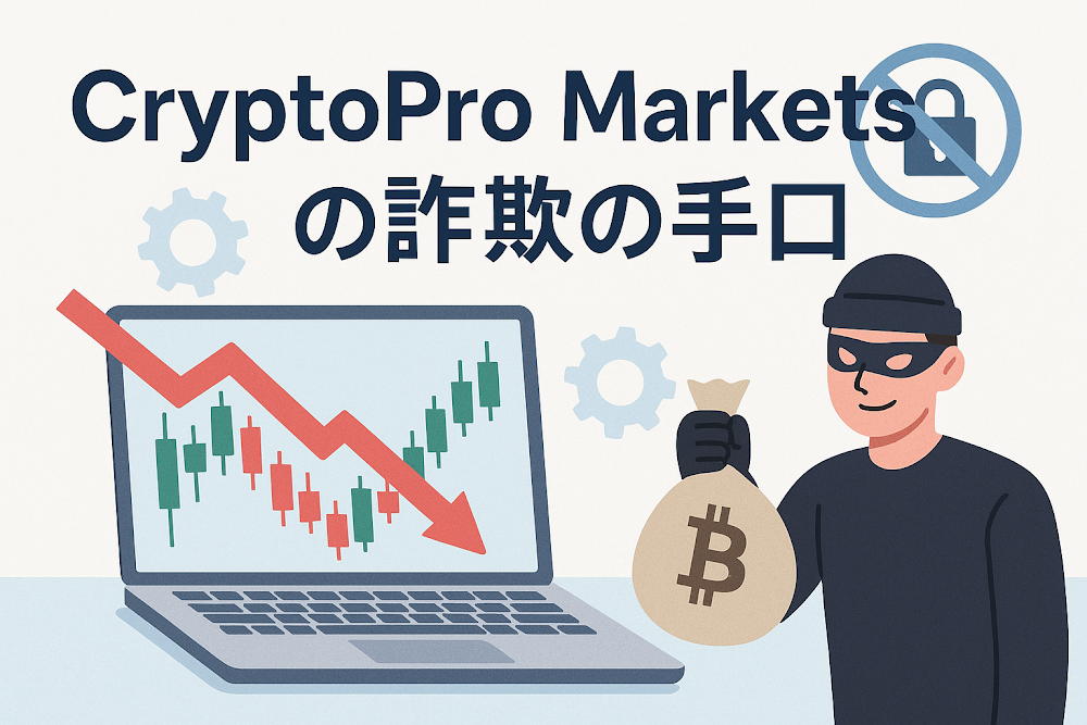 CryptoPro Marketsの詐欺の手口